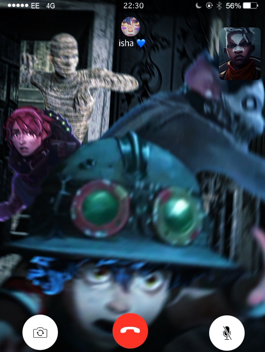 Isha begged Scar and Eve to take her with them to a Haunted House last night

I took this screenshot from the video call we had