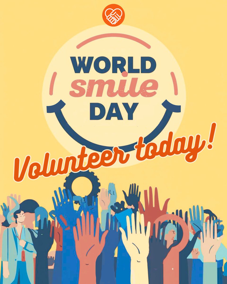 It's World Smile Day! 😊

Help make others smile, and you'll start smiling yourself. Why not volunteer today?

barn.org.uk/volunteercentr…

#WorldSmileDay #Volunteer #Redditch #Bromsgrove