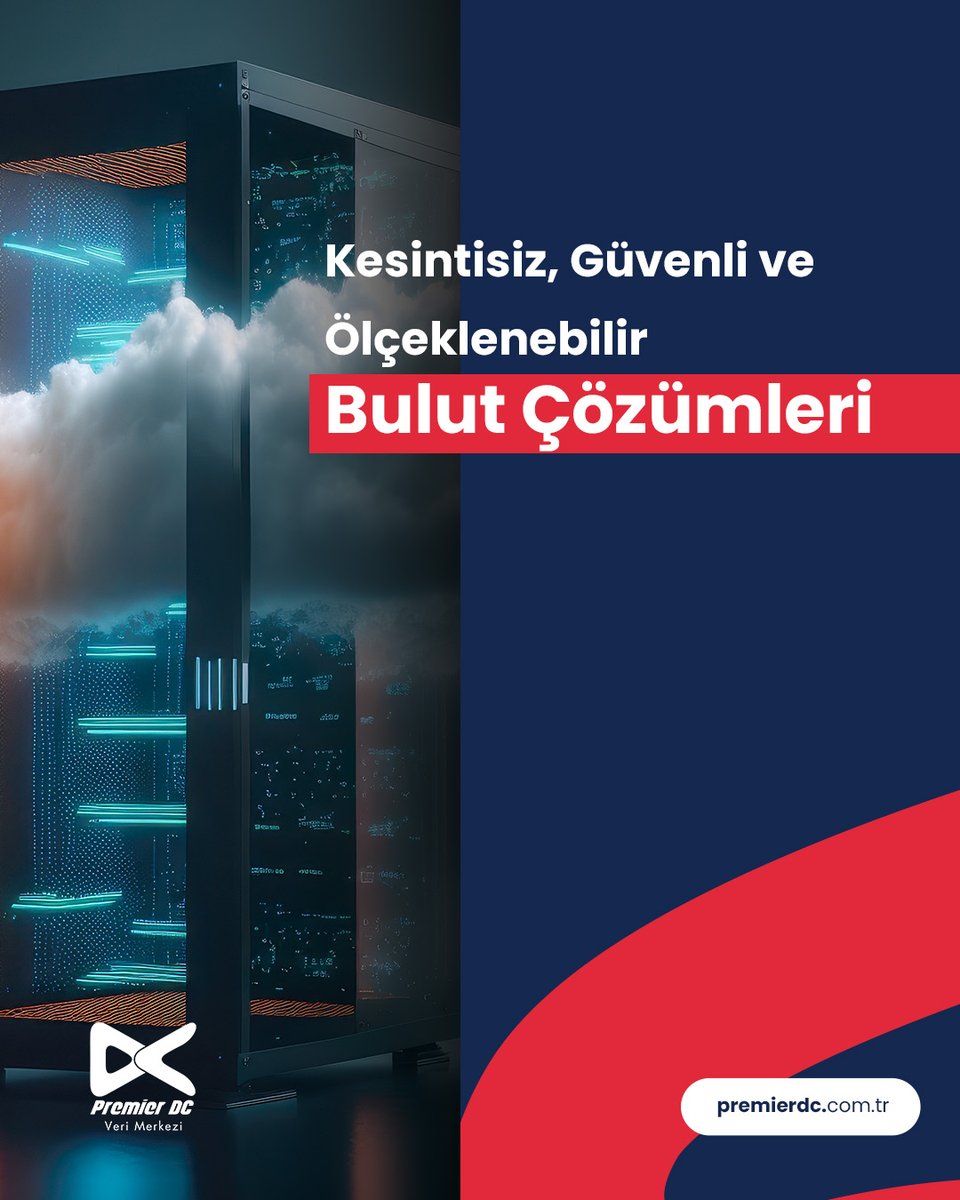 Premier DC ile kesintisiz ve güvenli bulut altyapısı!
🔹 Openstack &amp; VMware tabanlı tam yedekli platform
🔹 CISCO &amp; DELL sunucular ile yüksek performans
🔹 PCI/DSS sertifikalı, Tier III tasarımlı veri merkezi
🔹 %99.98 çalışma süresi garantisi (SLA)