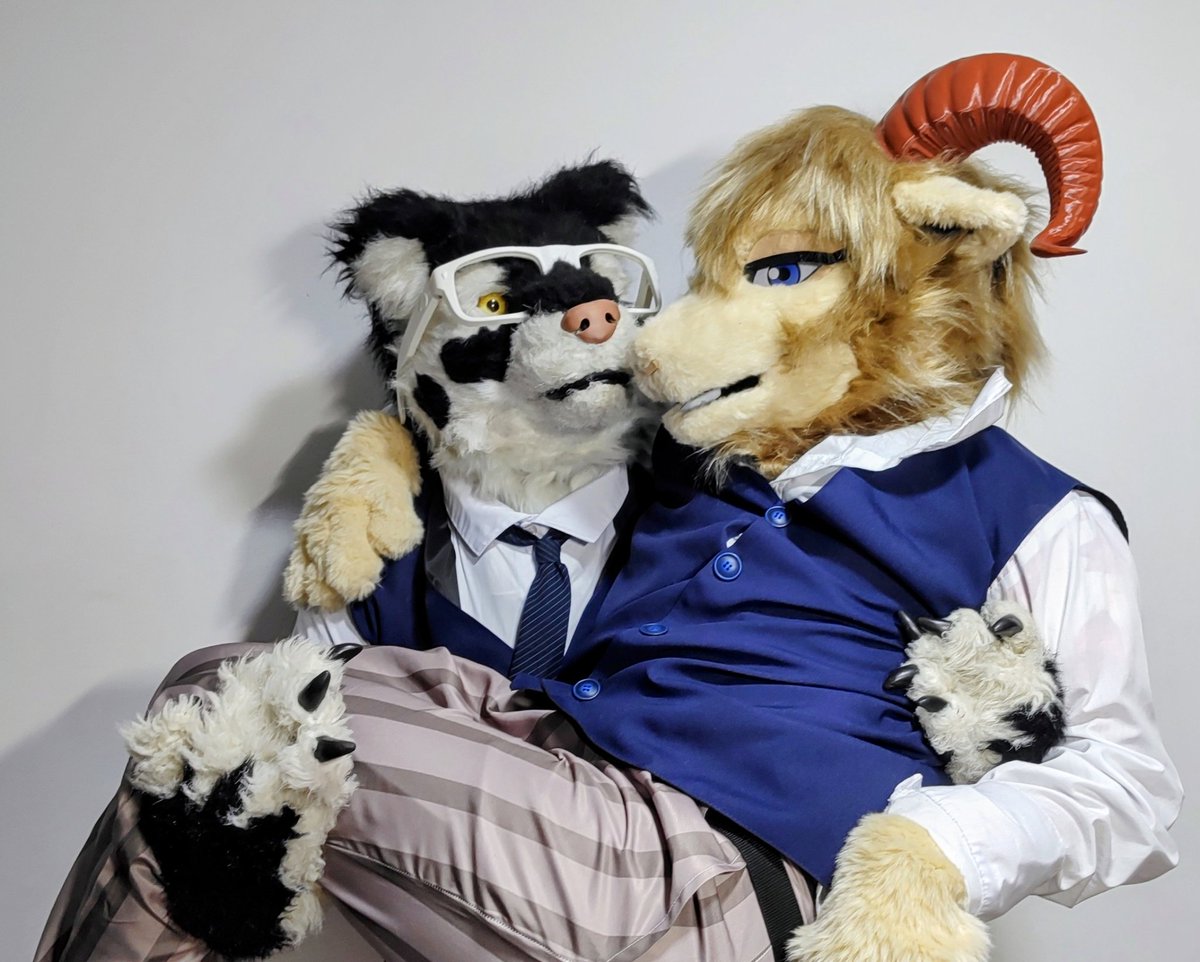 Saved by a Doogy… guess I’m the damsel now? <a href="/ChrissToboe64/">Wolfdog Toboe</a> #Cosplay #BEASTARS #FursuitFriday