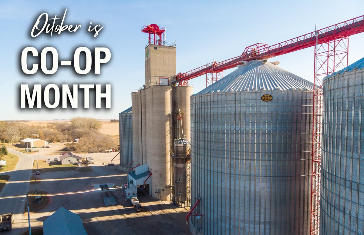 🌾 October is National Co-op Month! We’re proud to be part of the cooperative system built on community, trust and shared success. Thank you to our patrons, employees and communities for making it all possible!