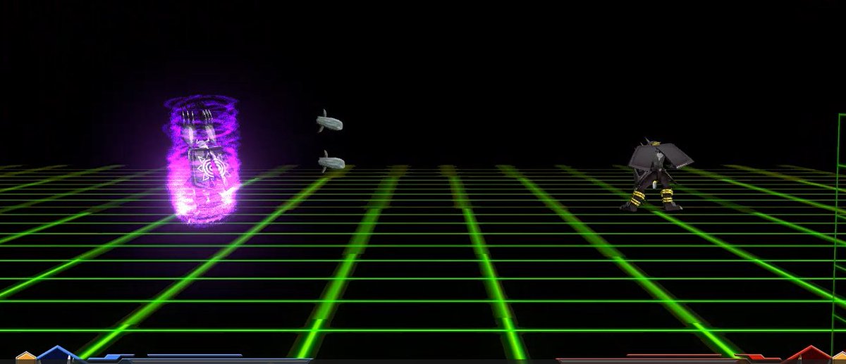 DRA_Remake's tweet image. Chaoswargreymon is a variant of BlackWargreymon that is amped up in the firepower department, using homing missiles as well as larger fire pillars. He is unlocked after using a password found in the game.

#digimonworld2 #projectdigimon