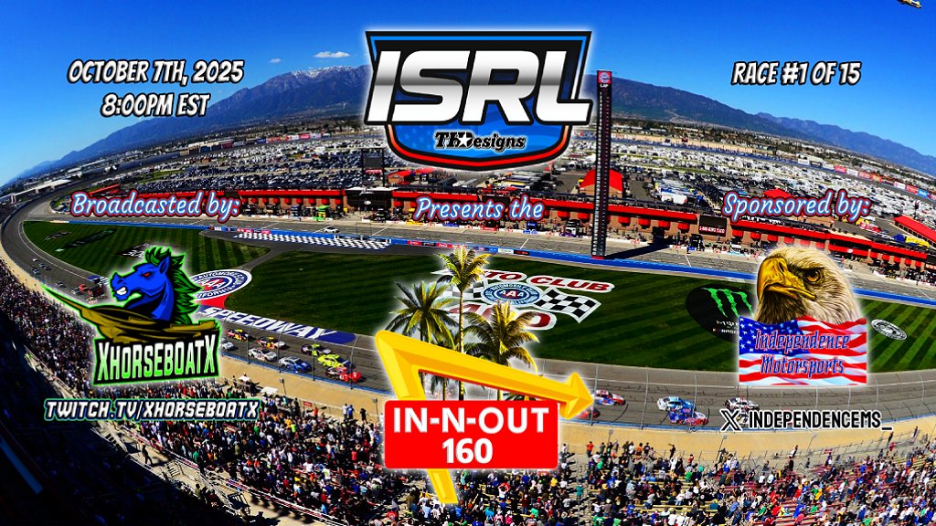 ISRL (Independence Sim Racing League) tweet media
