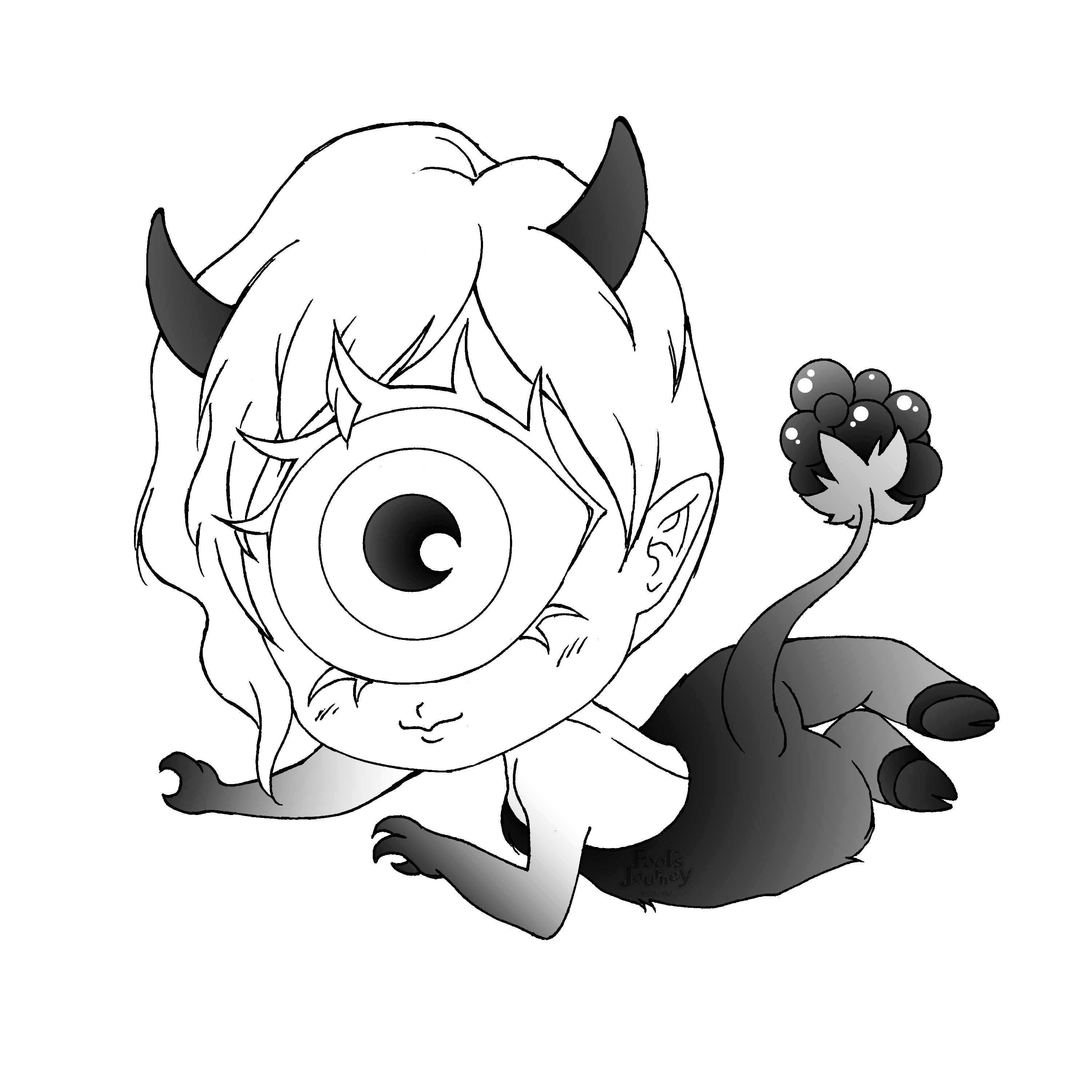 直筆画/絵画/ 【魔夢】 弘司 試し刷り完了！ここから部分的に手を入れて完成を目指します