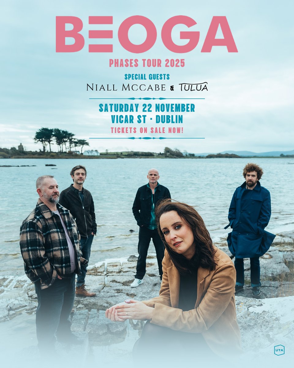 ★ ★ 𝗦𝗣𝗘𝗖𝗜𝗔𝗟 𝗚𝗨𝗘𝗦𝗧 ★ ★

The Irish traditional band TULUA are bringing their Irish roots &amp; joining Beoga on stage on Saturday 22 November! 🎶🌊

🎟️ Secure tickets ~ bit.ly/4cnDD18