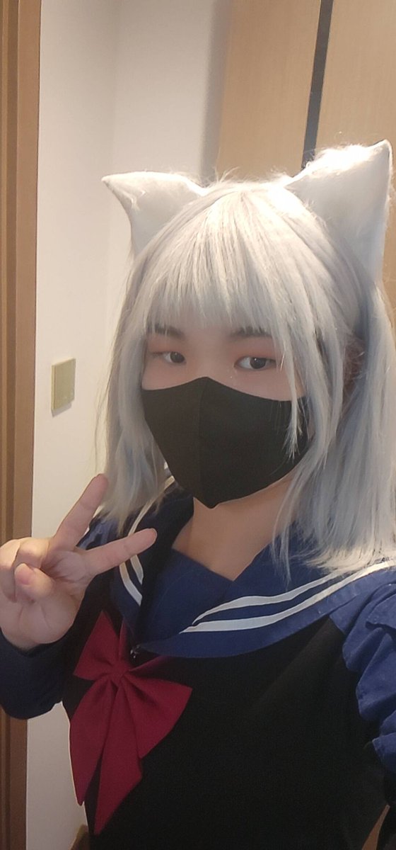 StevenW26050976's tweet photo. #男の娘  #女装  #cos 从讨厌男娘的顺直逐渐开始变成男娘了，唉 雌激素 你赢了，，， https://t.co/3pzcXfvuag