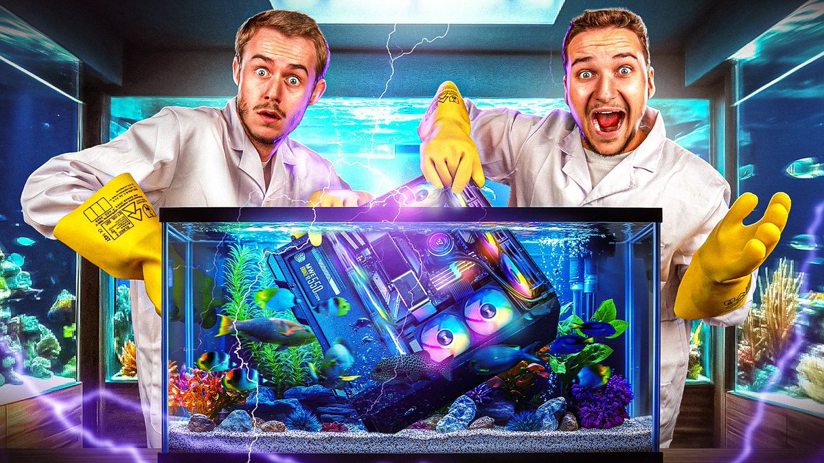 METTRE un PC GAMER dans l'EAU : c'est possible ? youtu.be/NF6LDJG1J7A