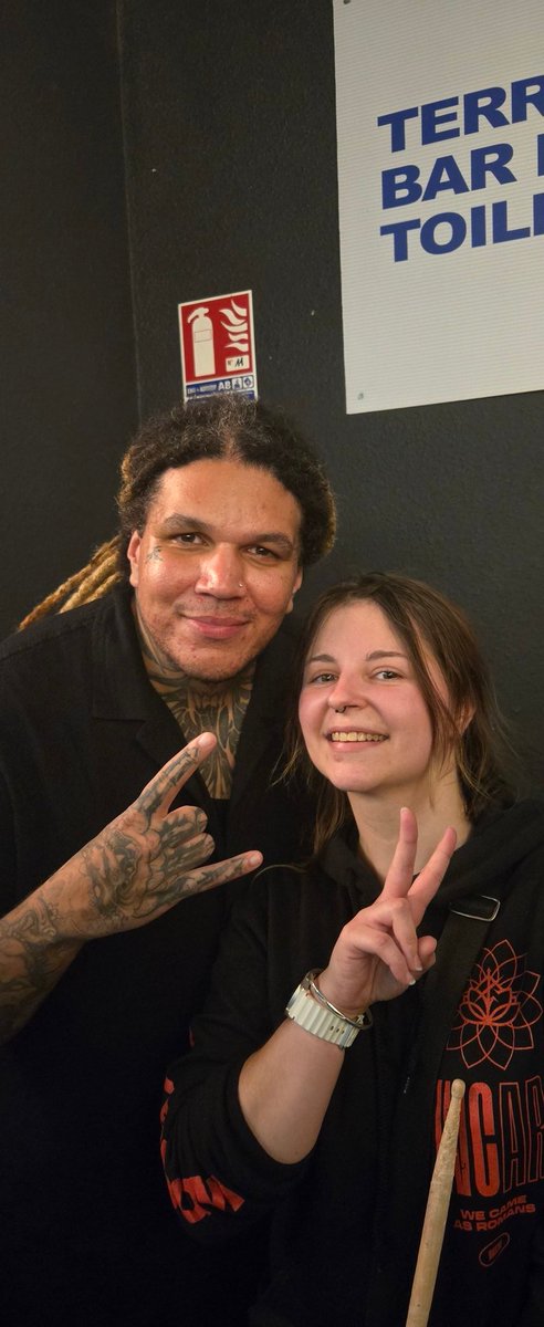 Xenonliight's tweet photo. Thank you @BrandOSacrifice for your amazing show in Paris. You guys were so impressive ! See you soon 😏🫶🏻 https://t.co/v7OhJqV9wW