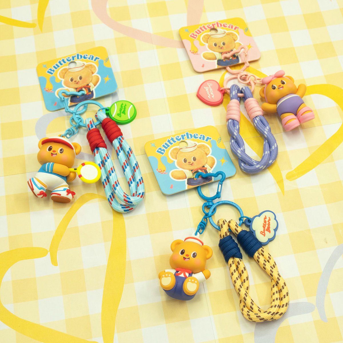 ⋰ ꉂꉂ📢販売中 ⋱ Butterbear(バターベア)のキーホルダーが多数入荷