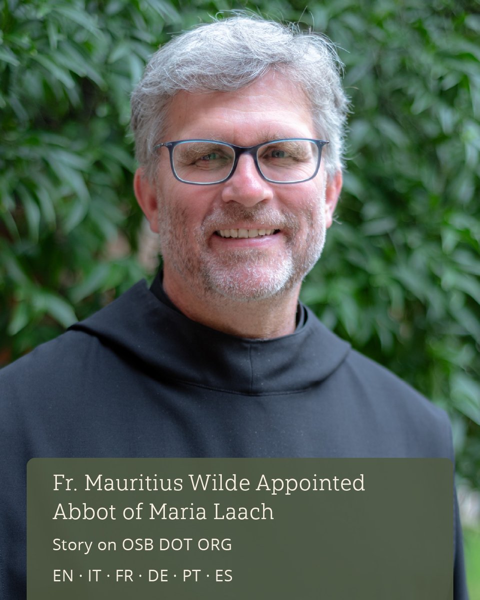 osbdotorg's tweet photo. The Abbot Primate thanks him for his years of service and prays for blessings on his new ministry. https://t.co/a7v8xvxYpc

EN · IT · FR · DE · PT · ES https://t.co/XqdtKRGi8w