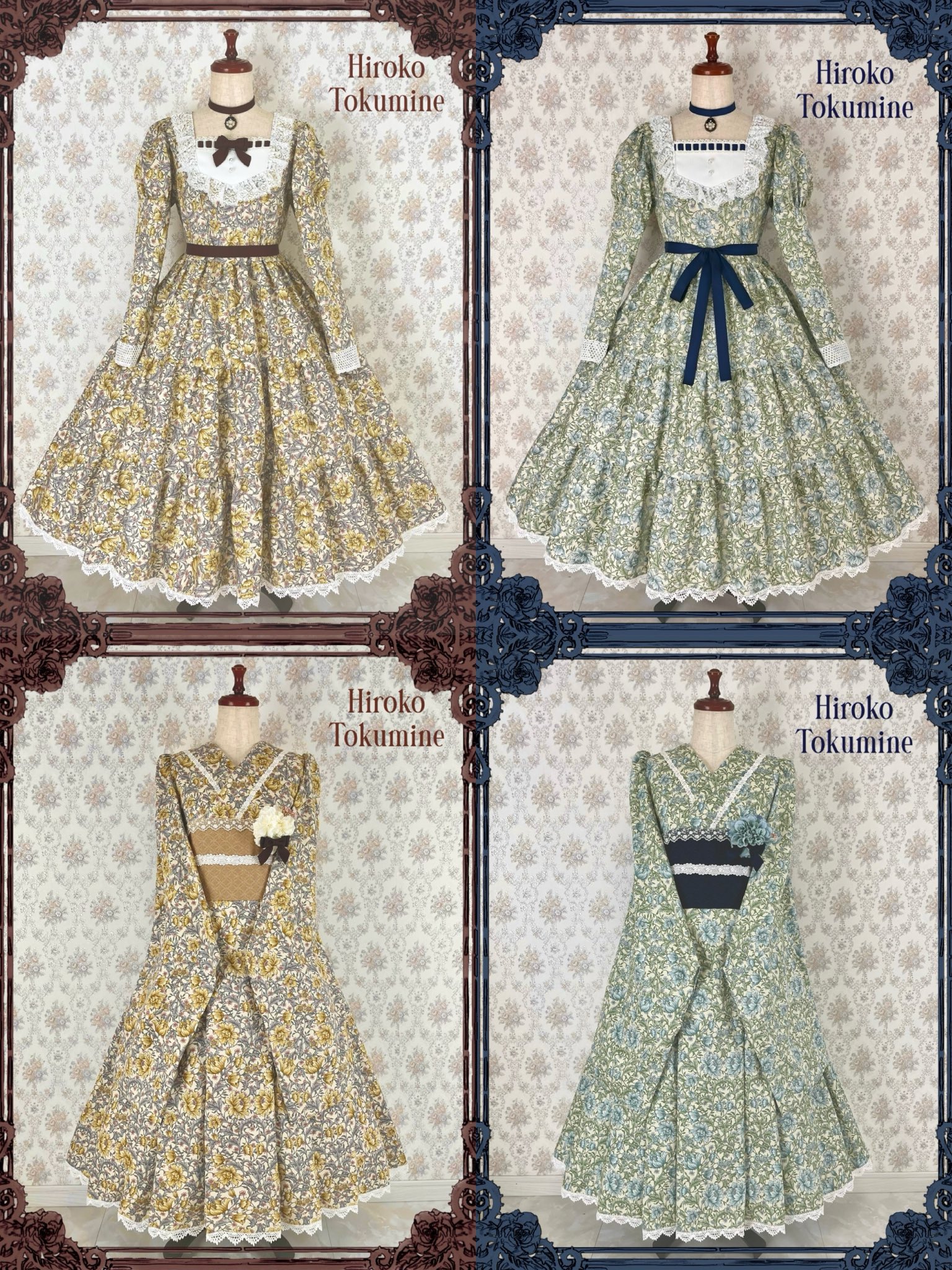 marchentica hirokotokumine ノワールワンピース one-piece dress | HirokoTokumine