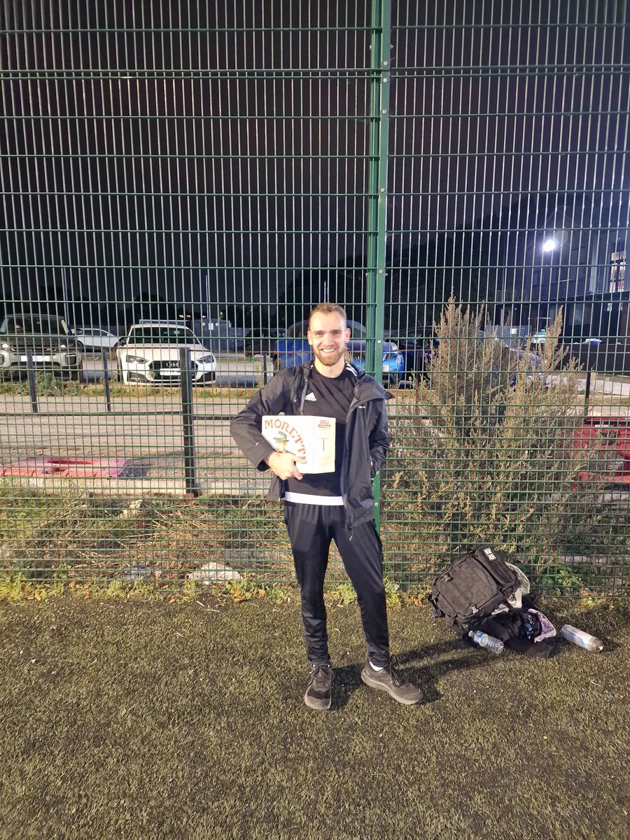 SpringhillFirst's tweet image. Congratulations to @cj_m11 being voted player of the month for September by his team mates. Enjoy the Moretti. Up the Springhill 🔥💙