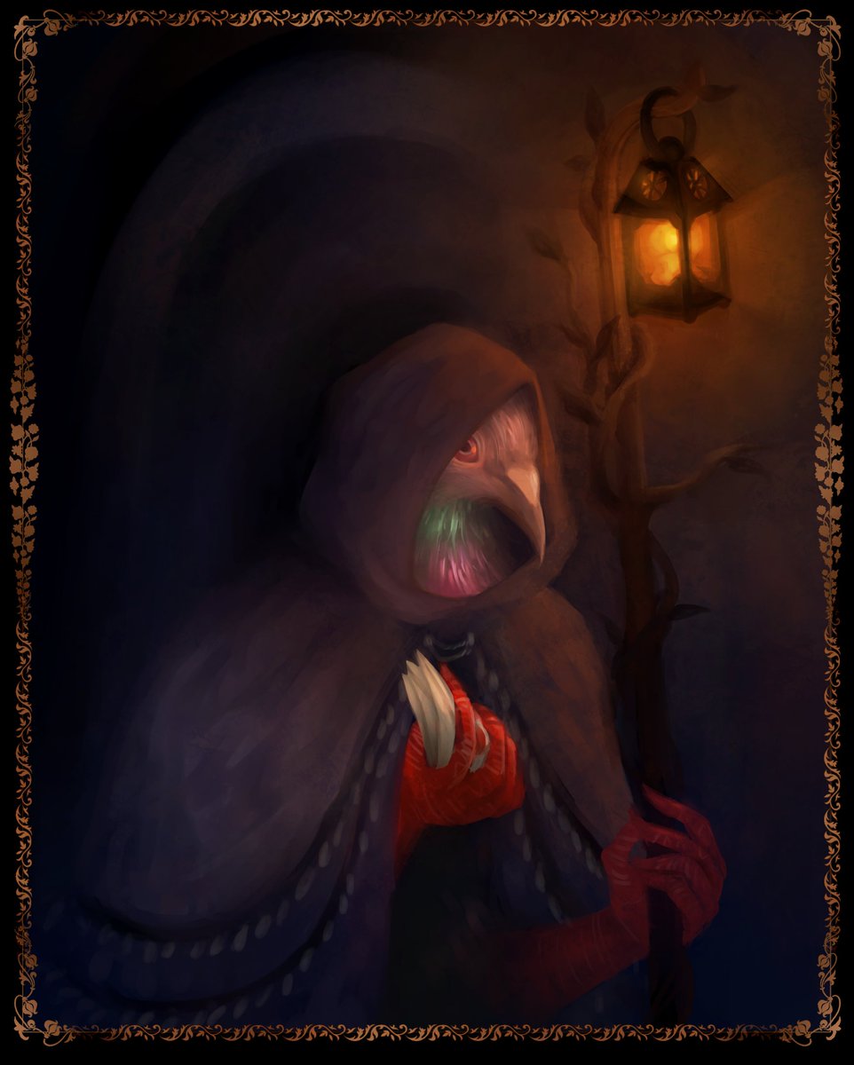 1 - Candlelit Messenger 🕯️

Participating in <a href="/drawtober/">Drawtober</a> this year!
#drawtober #drawtober2025