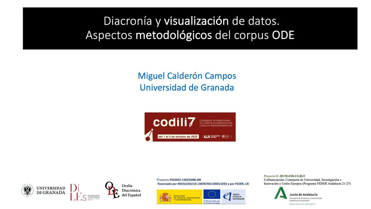 Oralia Diacrónica del Español (ODE) tweet media