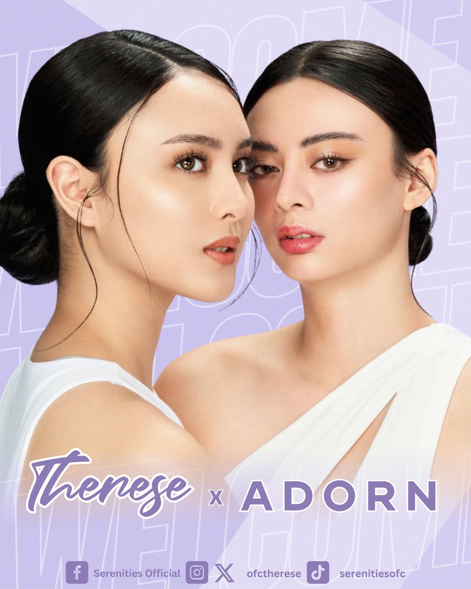We’re so proud to share that 𝐓𝐡𝐞𝐫𝐞𝐬𝐞 𝐕𝐢𝐥𝐥𝐚𝐦𝐨𝐫 is now an official ambassador for 𝐀𝐝𝐨𝐫𝐧. 💜

#ThereseVillamor | <a href="/thrs_vllmr/">Therese Villamor</a>