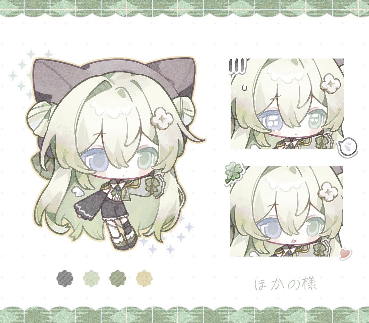 remon_emon_mon's tweet photo. #skeb ありがとうございました🍀* ゚ https://t.co/kFC7okqb3y
