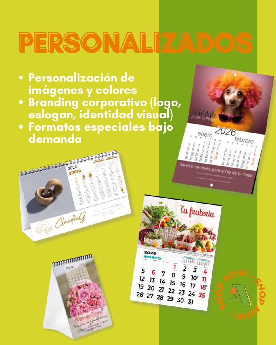 2APromociones's tweet photo. ¡Encarga tus #CalendariosPromocionales en @2APromociones !📆😉De sobremesa, pared, bolsillo, laminas.. ¡Elige el modelo q mejor se adapte a tu marca y personalízalo!🔝

Tu empresa presente los 365 días del año🧡💚

📆Catálogo #Calendarios➡️https://t.co/4XGvlRzMNd

#Leonesp https://t.co/64leB2J4Ur