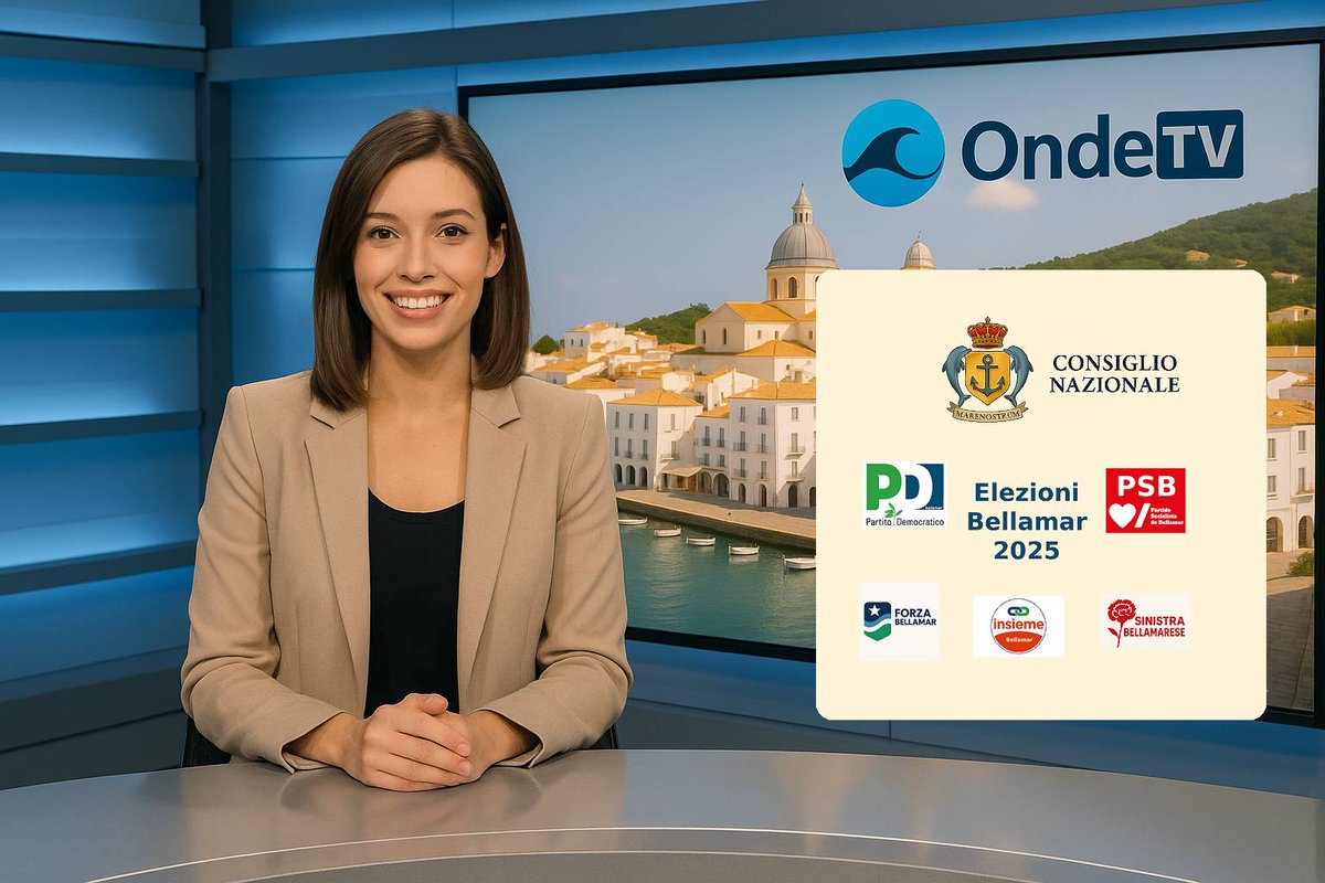 GovBellamar's tweet photo. Buongiorno. Da OndeTV l´ultima ora delle elezioni:
Abbiamo i partiti politici che andranno a le prossime elezioni del 6 d´ottobre ai Consiglio Nazionale e sono i seguenti:
· Partito Democratico
· Partido Socialista de Bellamar
· Forza Bellamar
· Insieme
· Sinistra Bellamarese https://t.co/hbIm4Pdobl