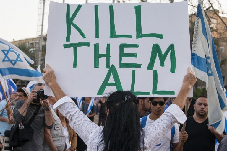 realNachawati's tweet photo. After dehumanization, violent Islamophobes want to murder all Sunni Muslims. That's their final solution. And they want to trick you, the US tax payer, into paying for it. #SunniGenocide https://t.co/HESFlR6fSL