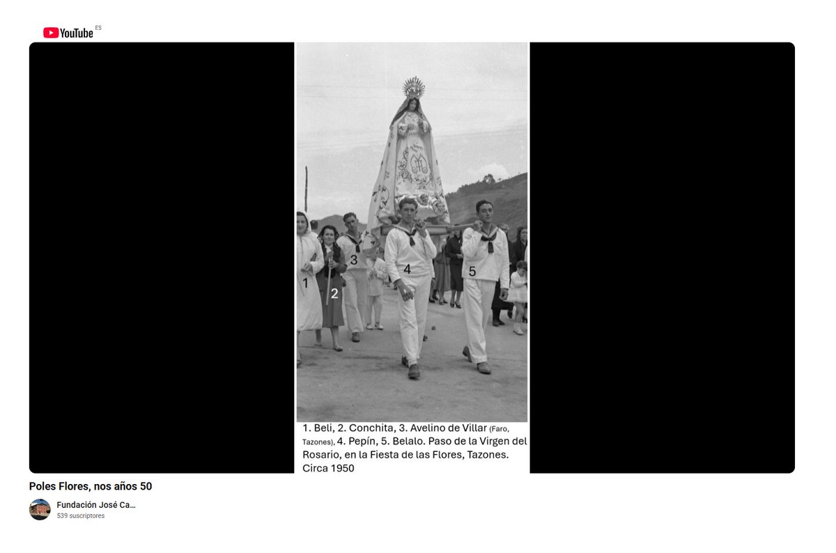 Fundacioncardin's tweet image. Güei vuelven les hestories, vamos col #AHOV a los años 50, a la Fiesta les Flores de Tazones, de la mano de #Belalo y les semeyes de #MINFER ¿Acompañesnos? ➡️youtu.be/QEo93DqNLB4 @GrupoElGaitero @culturaAST @AytoVillaAst @FAAVVI @Comarcasidra @esartuniovi #Villaviciosa 🍎