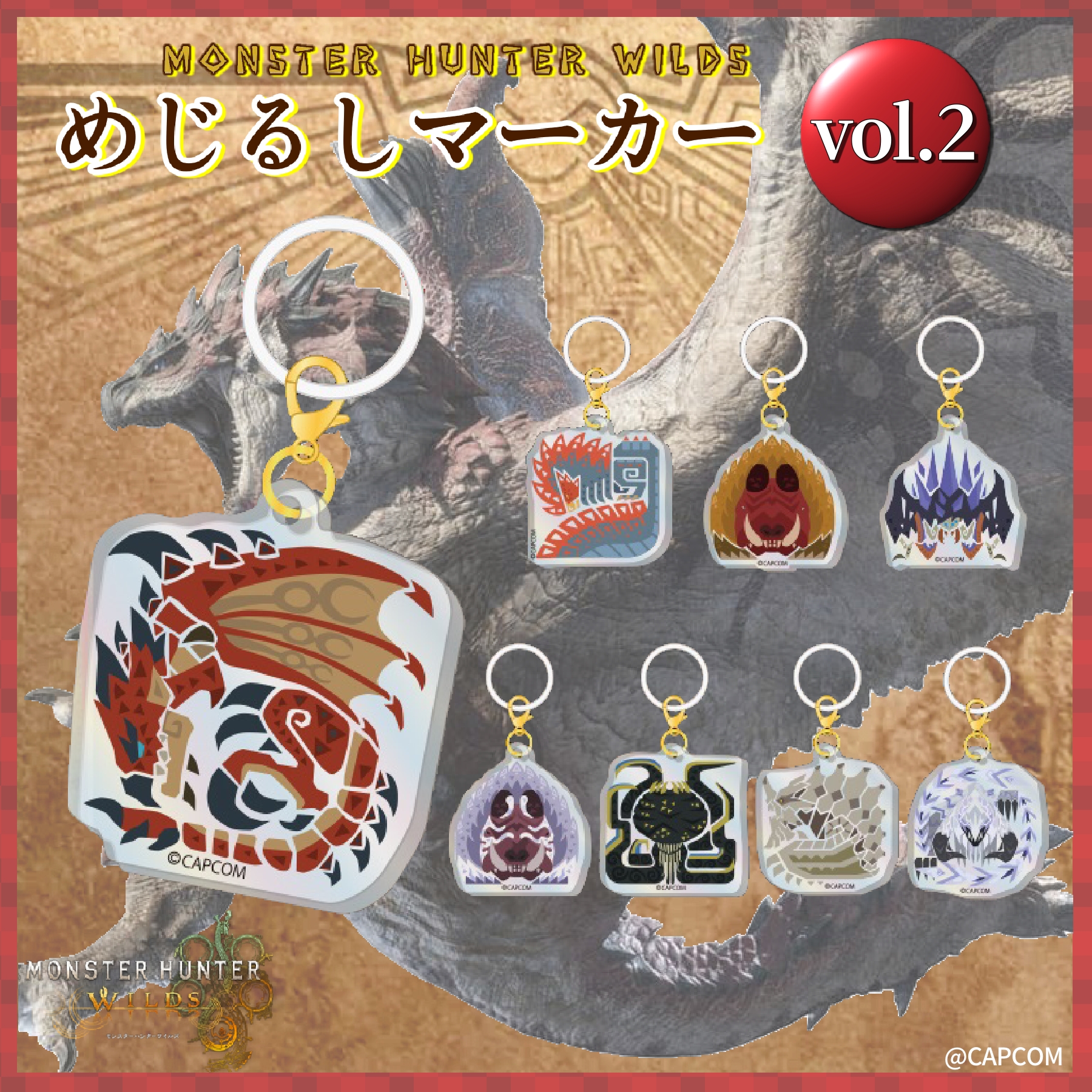 囚われのパルマ カプころん アクリルスタンドキーホルダー カプコンストア CAPCOM STORE TOKYOの大人気商品カプころん シリーズの新作に