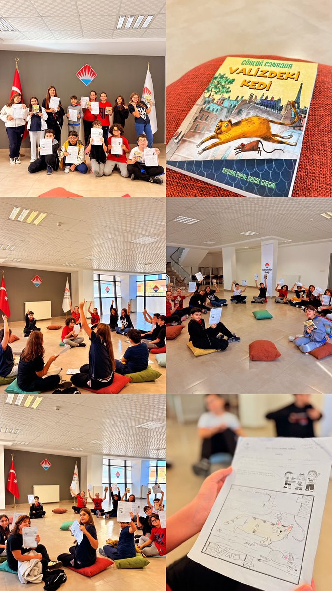 “Bir valiz dolusu hikâye, bir çember dolusu paylaşım…”
📚✨ 6. sınıf öğrencilerimiz “Valizdeki Kedi”kitabını okudular ve ardından keyifli bir kitap okuma çemberi gerçekleştirdiler.
🐾 “Bir valizin içine sığan koca bir dostluk vardı aslında.”
Şimdi sıra yeni kitaplarda!🌿✨