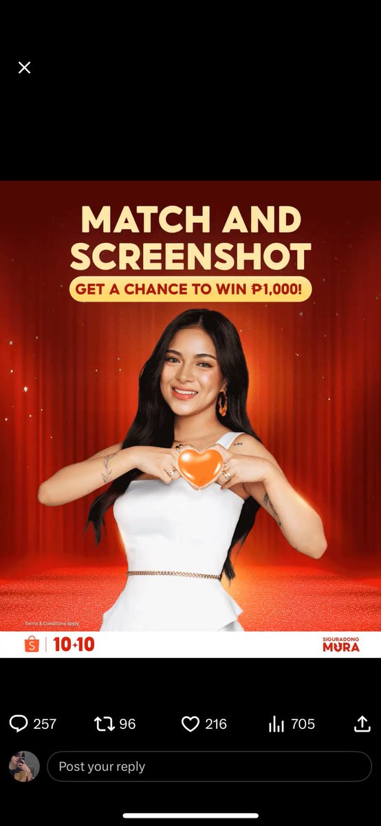 userazi28's tweet photo. @ShopeePH #ShopeexMika #ShopeePH1010 https://t.co/nbhWBbCpYf