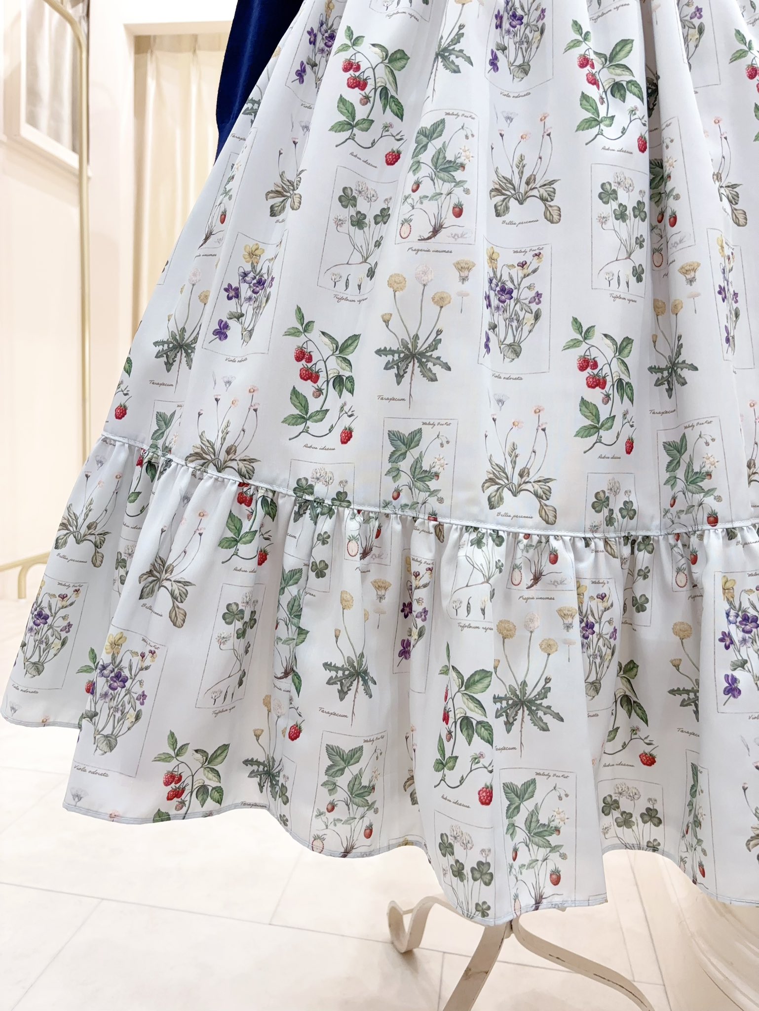 Melody Basket 24SS 植物図鑑スカート F ミント メロバス Melody Basket 24SS 植物図鑑スカート F ミント メロバス Melody