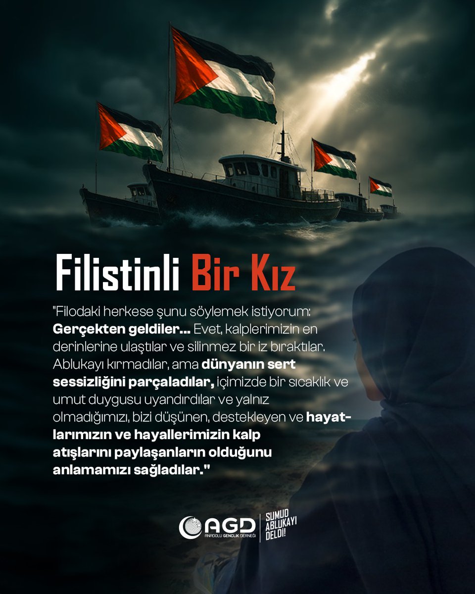 Filistinli bir kız;

"Filodaki herkese şunu söylemek istiyorum: Gerçekten geldiler... Evet, kalplerimizin en derinlerine ulaştılar ve silinmez bir iz bıraktılar. Ablukayı kırmadılar, ama dünyanın sert sessizliğini parçaladılar, içimizde bir sıcaklık ve umut duygusu uyandırdılar