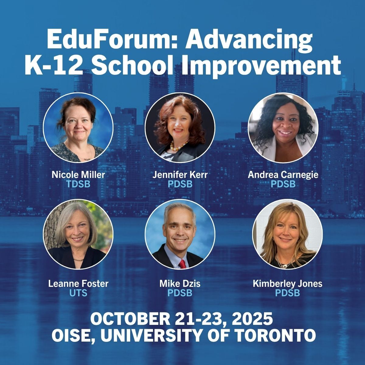 Great leaders learn together.
At EduForum (Oct 21–23, OISE, UofT), Ontario school leaders will guide 3 days of school visits, workshops &amp; leadership planning for K–12 leaders. 
📅 Registration closes Oct 7 
👉 hubs.la/Q03M1FMH0
 #schoolimprovement #schoolleadership