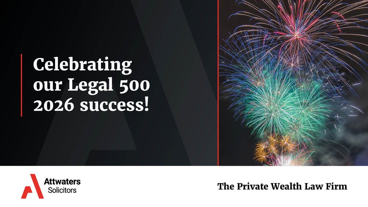 Attwaters's tweet image. Our teams have been highlighted in the 2026 Legal 500 for their expertise, innovation, and dedication to clients. Congratulations to everyone involved!
Read more: ow.ly/hqGy50X63hm
#Legal500 #ClientFocused #LegalExcellence