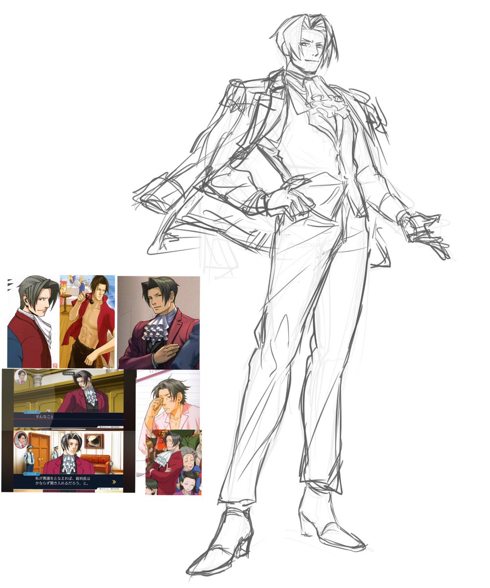 turakinokino999's tweet photo. 御剣さんがメロすぎて休憩時間に描いてた
ポーズ資料はBARBAさん #RAMUNENAPOLITAN https://t.co/Y8Bybhuy8x