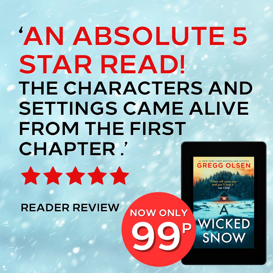 🚨 Last chance to buy A Wicked Snow by <a href="/Gregg_Olsen/">Gregg Olsen | Notorious USA</a> for just £0.99 in the UK!

🔥 Treat yourself to a heart-stopping thriller from a #1 New York Times bestselling author today: geni.us/1125-rd-two-am

#crimethriller