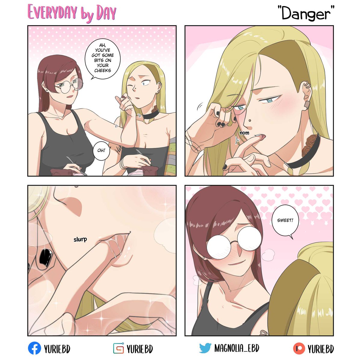 magnolia_ebd's tweet photo. Everyday by Day 4koma - Chap 141 "Danger"
Wendy had uncontrollable urge 😶🌫️
---
#YuriEBD #EBD_gisel #EBD_wendy #EBD_gwen #magnoliateam https://t.co/H7JUofXXZ5