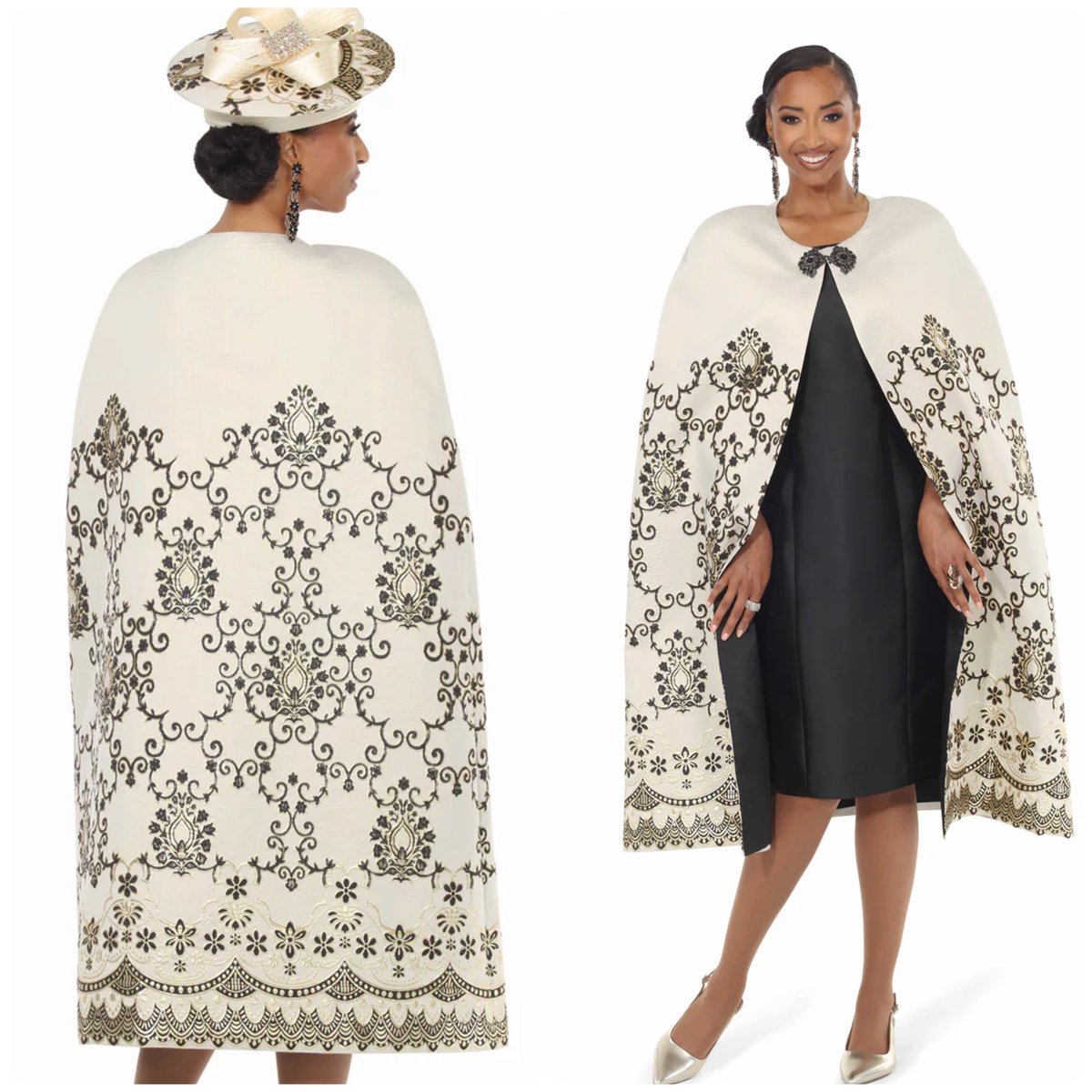 DivasDenFashion's tweet image. Lisa Rene 240729 Black Novelty Cape Dress 
divasdenfashion.com/products/lisa-… 

#DivasDenFashion #DonnaVinci #twotone #blackdress #littleblackdress #capedress #blackcapedress #Galafashion #funeralfashion #sundayfashion #luxefashion #dinnerparty #curvyfashion #weddingfashion #Couturefashion