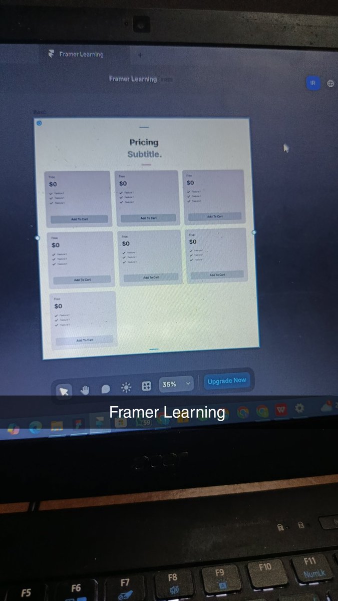 IsmaeelDesigns's tweet image. #learningtoearning 
Learning to use framer 😉