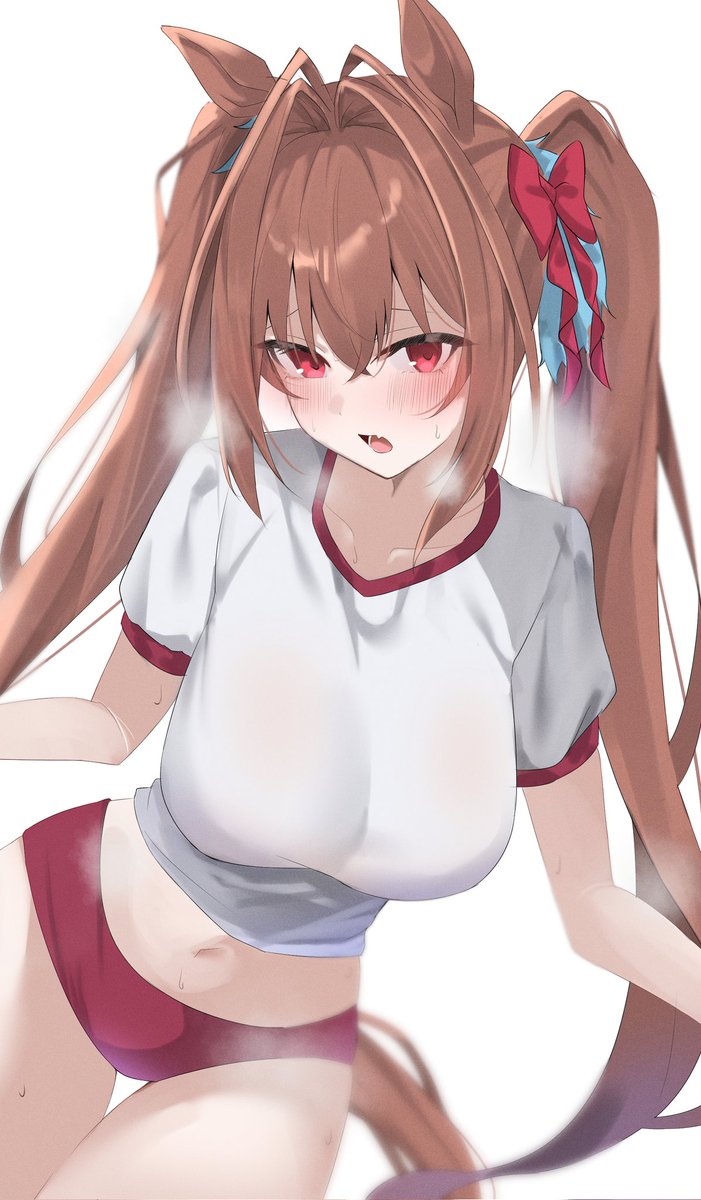 今日もトレーニングお疲れさま✨
#ウマ娘  #umamusume