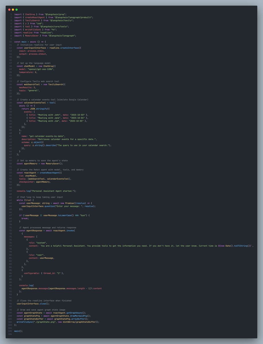 sandipkurmi0's tweet image. Just completed the entire ReAct Agent section in the @codersGyan GenAI course! Learned how to build, customize, visualize, and add memory to ReAct agents. Loved diving deep into practical agent workflows and seeing everything come together! ๐ค๐ #GenAI #ReActAgent #CodersGyan