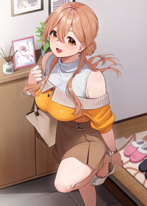お家で甘える社会人彼女 #OL彼女