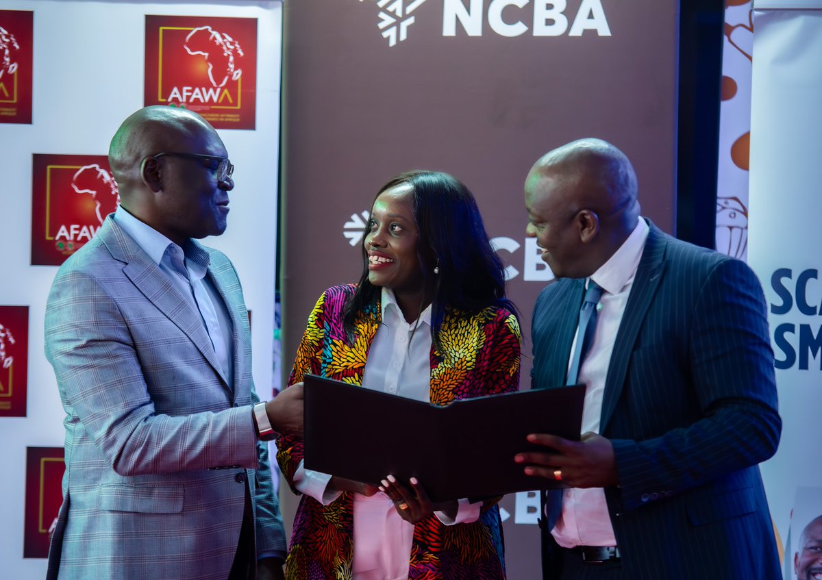 bevalynekwambo3's tweet image. NCBA, in partnership with @AGF_Africa, @AfDB_Group&apos;s AFAWA, @UngaGroup &amp;amp; @SMESupportCtr,  has launched the WSMEs Acceleration Program

The 1st cohort supports 38 women-led SMEs in the agri-food sector with access to finance, skills &amp;amp; markets #GoForlt