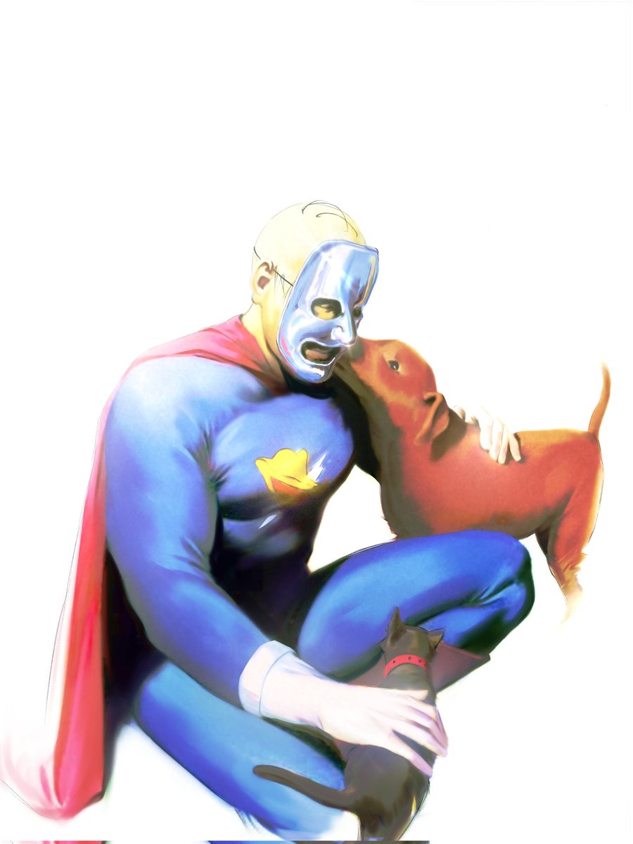 holower013's tweet image. Hice este curi meme del hombre pay :D

Artista original: Alex Ross- super man