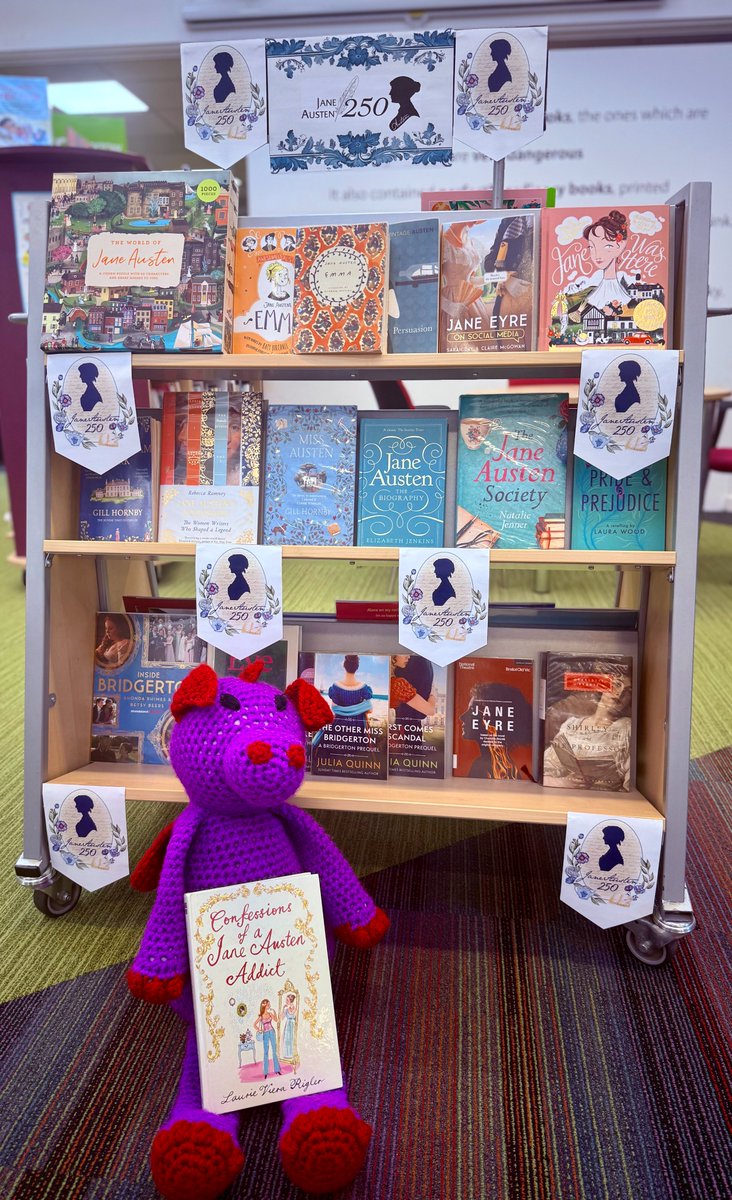 RiscaLibrary's tweet image. Dywedwch wrthon ni eich bod chi'n caru Jane Austen heb ddweud wrthon ni eich bod chi'n caru Jane Austen…
⭐️Yn dathlu 250 mlynedd⭐️
Tell us you love Jane Austen without telling us you love Jane Austen…
⭐️Celebrating 250 years ⭐️
🐲💙