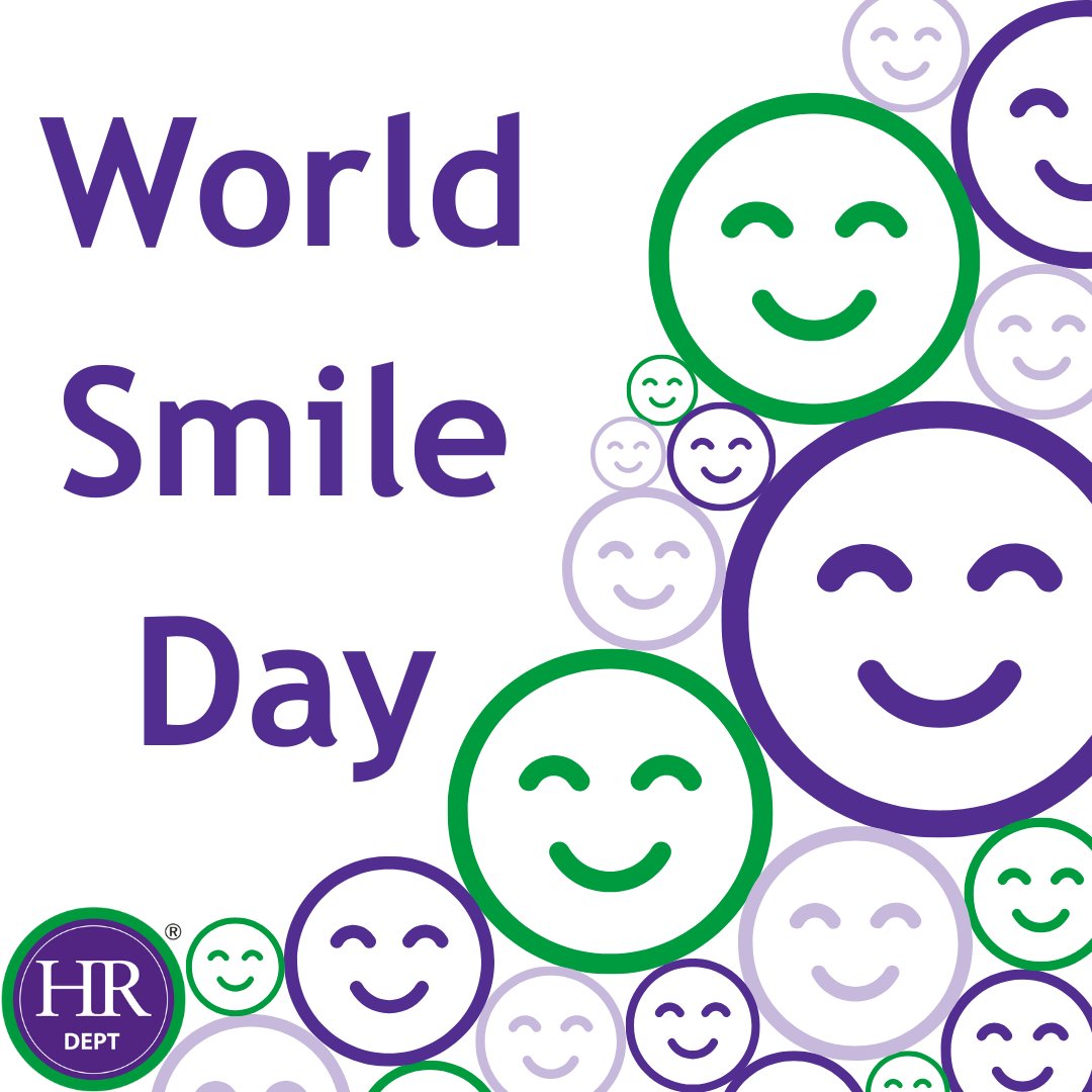 A day devoted to smiles and acts of kindness! Share a smile with someone today.

#WorldSmileDay #SpreadSmiles #KindnessIsFree #MakeSomeoneSmile #HappinessIsContagious #ShareASmile