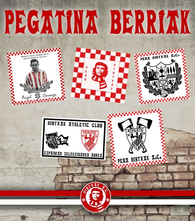 Pegatinak berriak bihar betiko lekuan salgai.