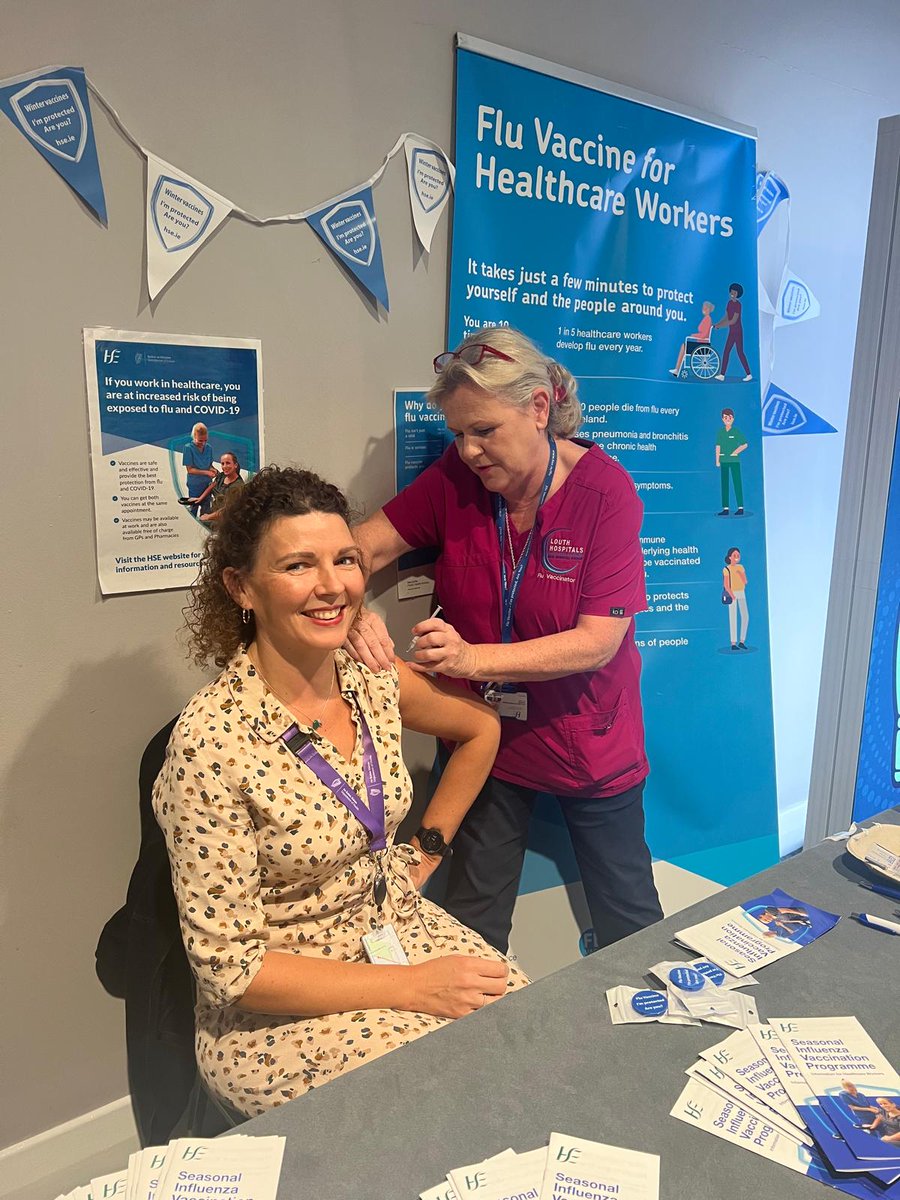 chiefnurseIRE's tweet photo. 💉 Tara Mulleary and Clare Townsend, Nursing Project Officers  protecting themselves against Flu for the coming season. @NursingOlol https://t.co/nhBOWoPuu9