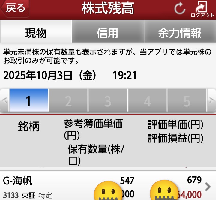 neruson_daisuke's tweet photo. 少しづつ買い平均単価上がって、評価益減ってて…
でもね生活していくのに必要な資金を注ぎ込んでるわけでもなく、無理のない範囲で少しづつ追加してれば、ちょっとくらい下げても平気の平左衛門さ！
でも、含み益は増えた方が嬉しいのも事実
とはいえまだまだ売らないよ
これくらいの下げで売った奴 https://t.co/NMZB605MfW