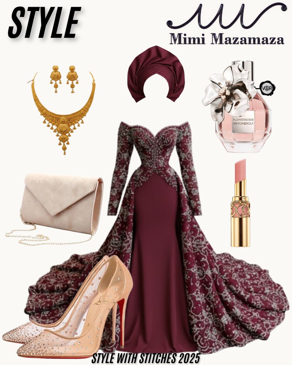 MazamazaAmina's tweet image. Want the "Style With Stitches 2025" look without the stress? I've got you. 🤝
​My clients don't worry about matching accessories or choosing the right shade of Caramel. I provide the roadmap, from the dramatic gown to the perfect diamond cuff.