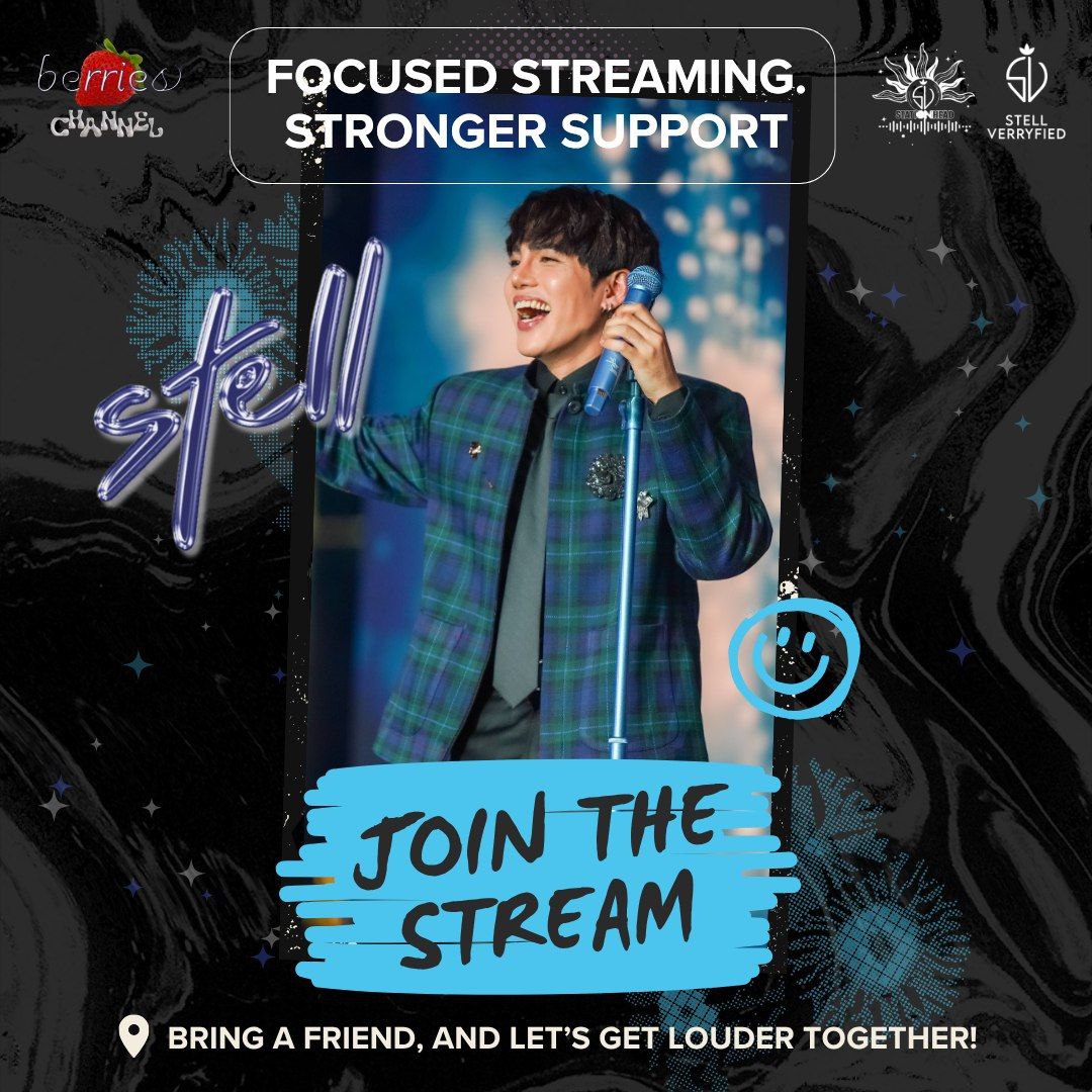 🍓 Hey streaming fam! 🎧

We’re now officially syndicated under the Berries Channel <a href="/Berries_Channel/">Berries Channel</a> thru our back up Stationhead. Let's pour all our energy into Stell’s music! 🎶💙

Drop by anytime, bring your fellow Berries, and let’s keep Stell’s songs on repeat as we gear up