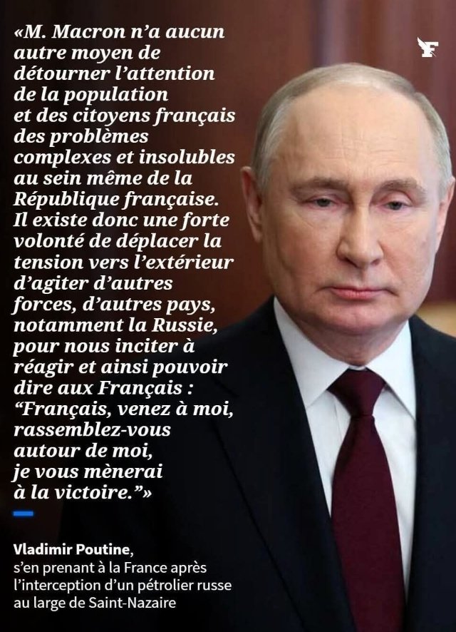 RocheteauDomin2's tweet image. La France est en guerre civile larvée mais le problème c&apos;est la Russie... 
#Poutine