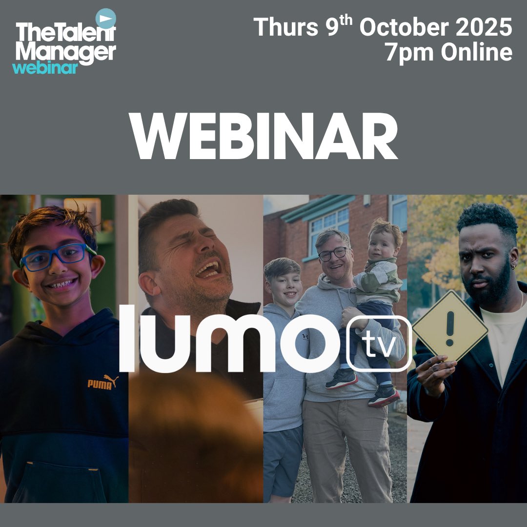 Join LumoTV for an exciting FREE online webinar on Thursday 9th October - 7pm-8pm.

Join them to hear how you can get involved; whether you’re deaf or hard of hearing Talent looking to connect

*This session will be BSL interpreted*

thetalentmanager.com/courses/680/we…